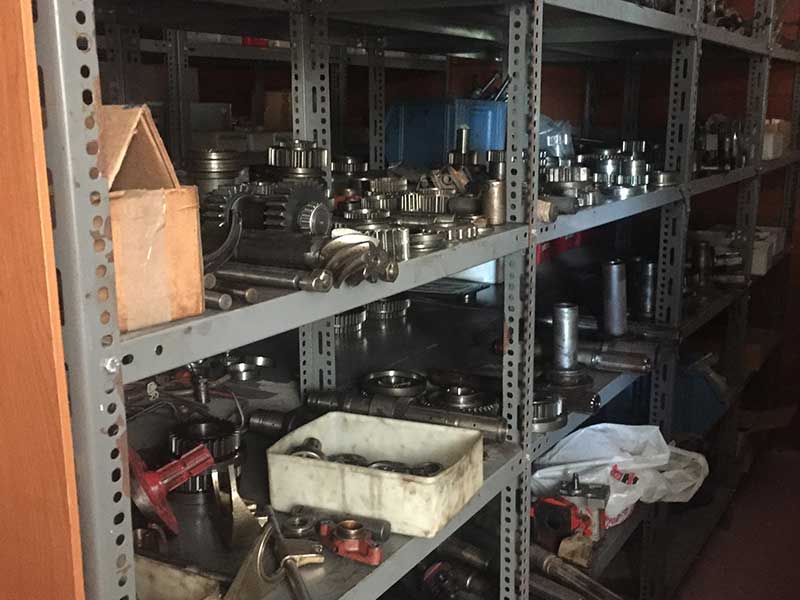 Spare parts warehouse