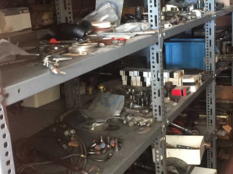Spare parts stock